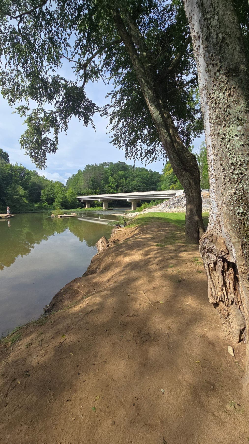 Fishing near the Highway 99 bridge over the Buffalo River
